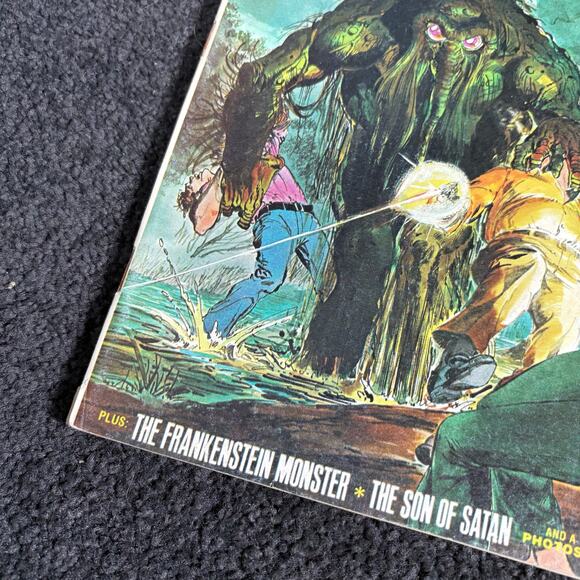 Monsters Unleashed! #3 November 1973 - Marvel Curtis Comics - Man-Thing Vintage - Picture 4 of 9